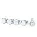 Algopix Similar Product 2 - uxcell M4x8mm Zinc Plated Step Hand