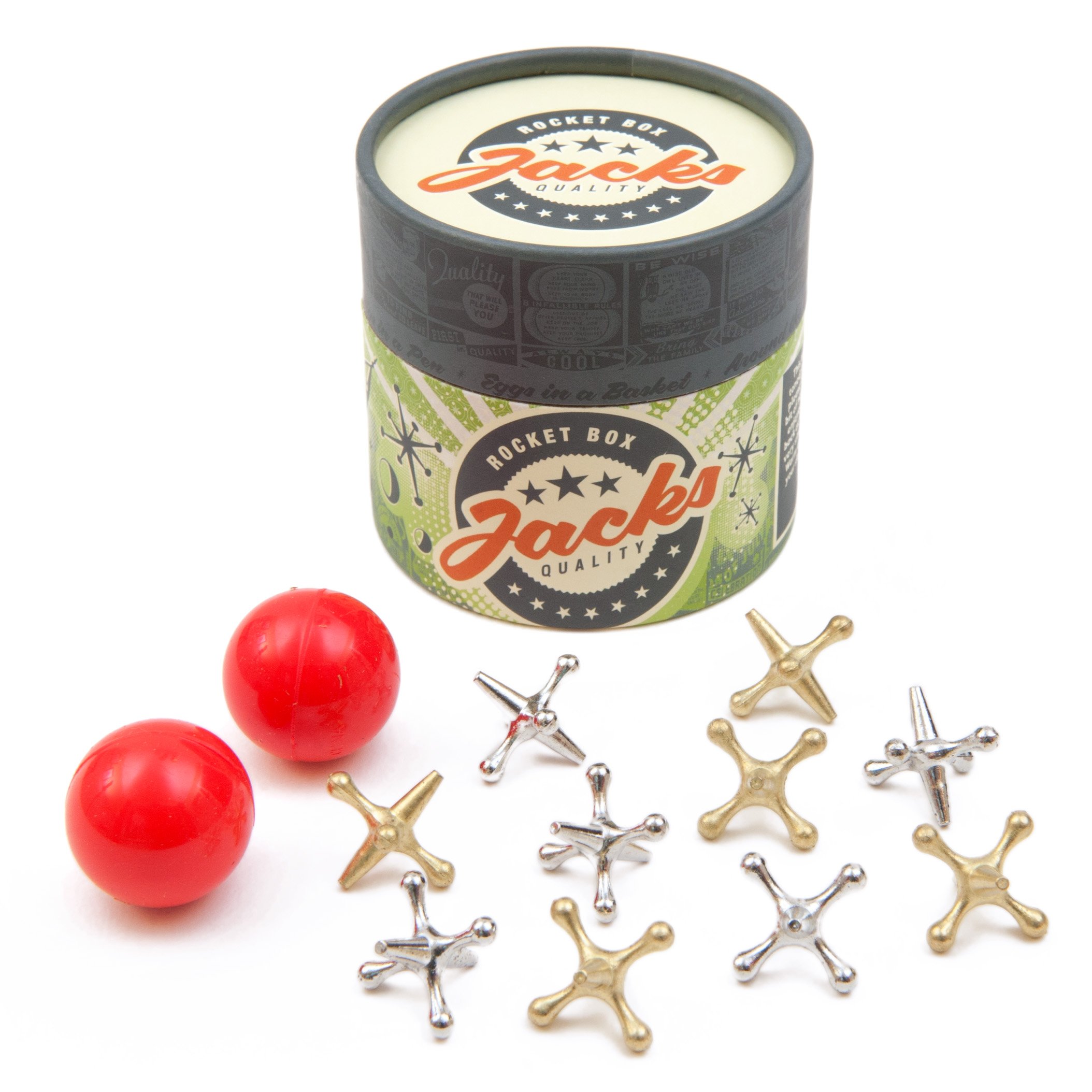 Algopix Similar Product 5 - Rocket Box Jacks Game Retro Toys