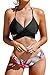Algopix Similar Product 13 - CUPSHE Womens Floral Bikini Set Halter