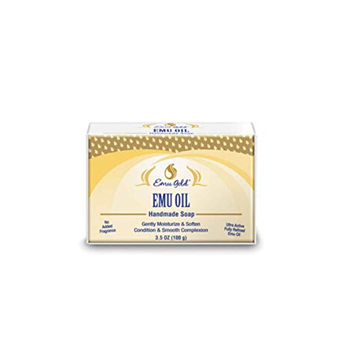 Algopix Similar Product 3 - EMU GOLD Emu Oil Soap Bar Unscented