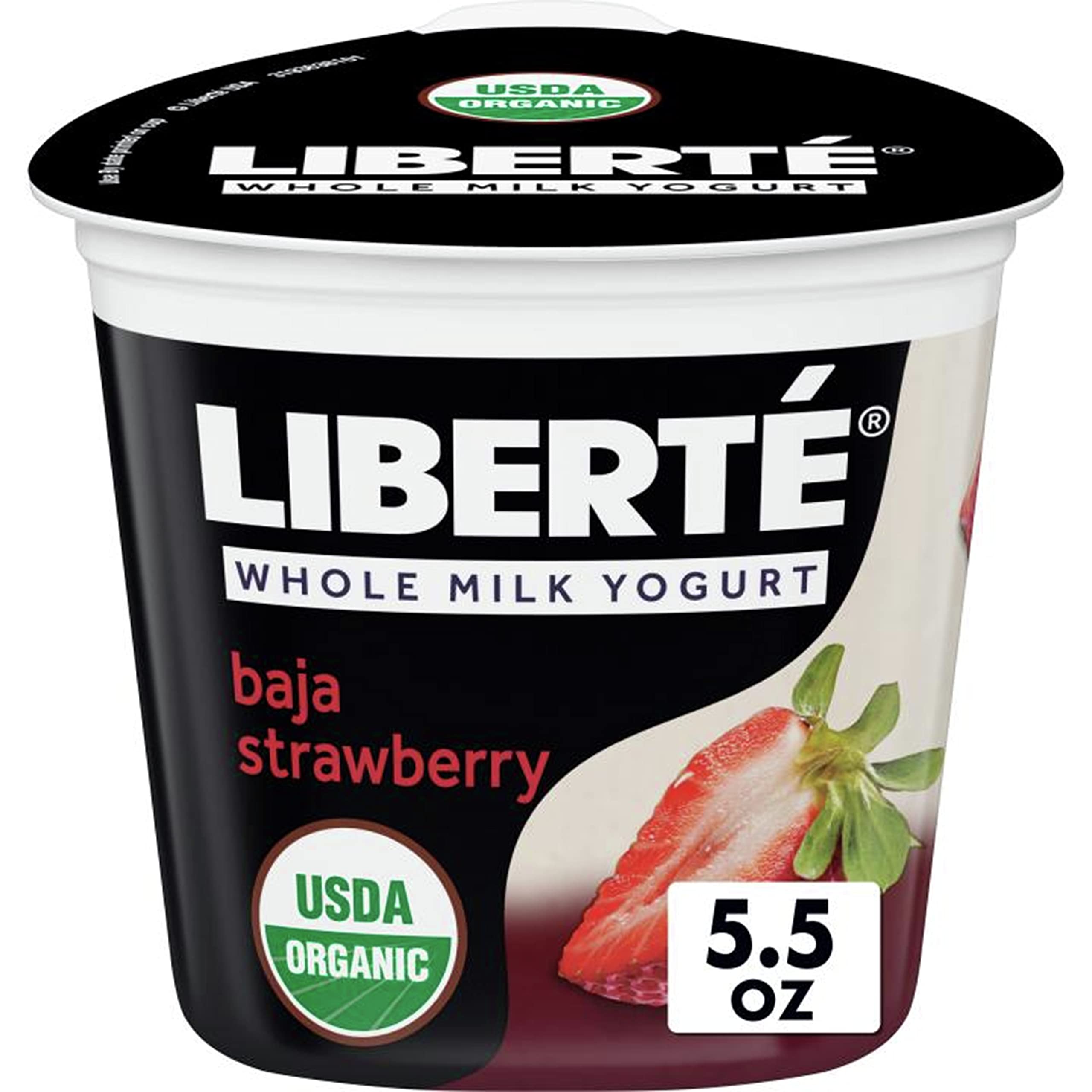 Algopix Similar Product 9 - Liberte Organic Yogurt Baja Strawberry
