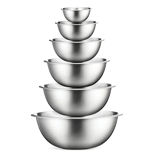 Algopix Similar Product 9 - FineDine Stainless Steel Mixing Bowls