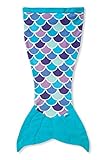 Algopix Similar Product 2 - Fin Fun Mermaid Tail Blanket Kids