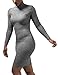Algopix Similar Product 8 - Ladies Rib Dress charcoal S