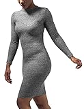 Algopix Similar Product 10 - Ladies Rib Dress charcoal S