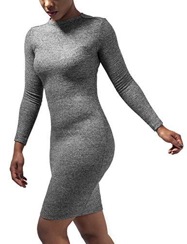 Algopix Similar Product 5 - Ladies Rib Dress charcoal S