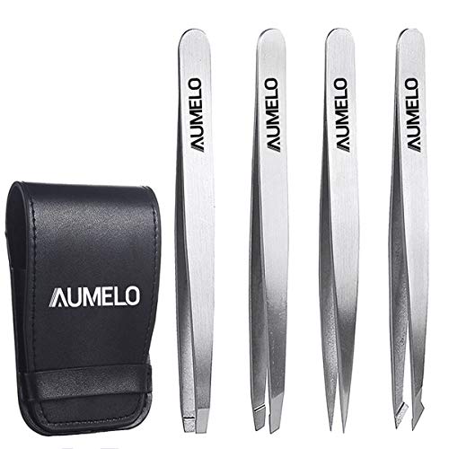 Algopix Similar Product 5 - Tweezers Set 4Piece Professional