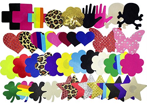 Algopix Similar Product 20 - Ypser 43 Pairs Multi Design Nipple