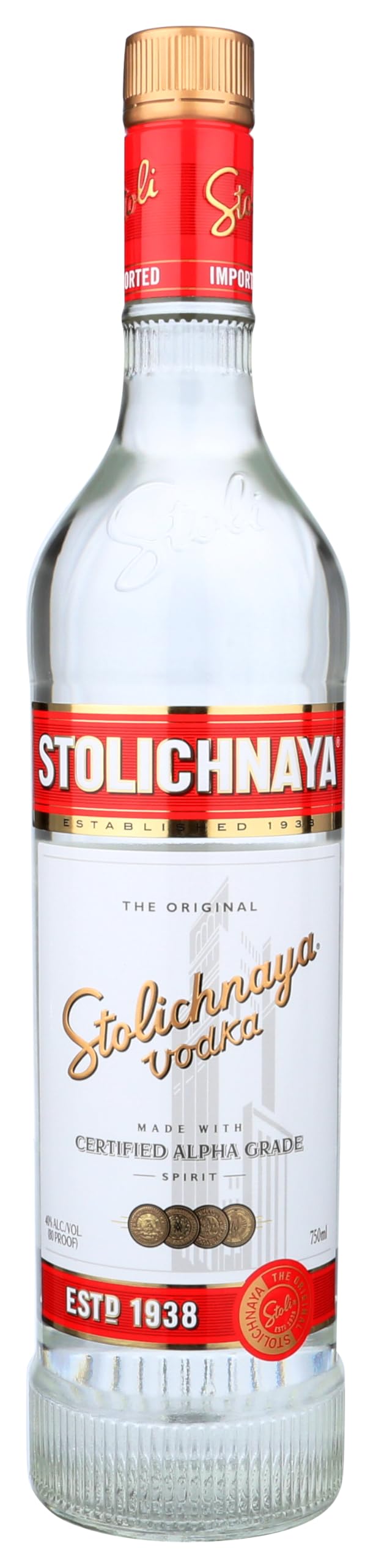 Algopix Similar Product 17 - Stolichnaya Vodka, 750 ml, 80 Proof