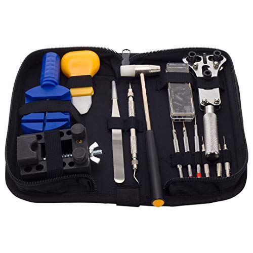 Algopix Similar Product 8 - 13Piece Watch Repair Tool Kit Case