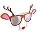 Algopix Similar Product 7 - Sunstaches Holiday Reindeer Clear Lens