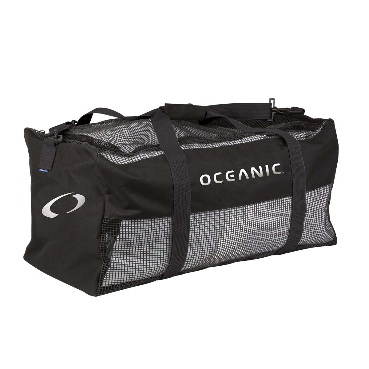 Algopix Similar Product 11 - Oceanic Mesh Duffel Bag, Black, 1