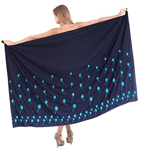 Algopix Similar Product 11 - LA LEELA Women Boho Shawl Beach Towels