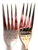 Algopix Similar Product 19 - I Will AlwaysForking Love You Fork Set