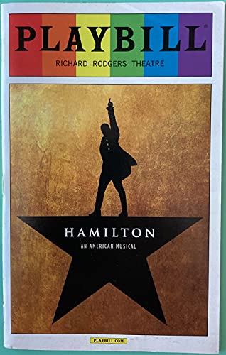 Algopix Similar Product 3 - Pride Rainbow Playbill from Hamilton on