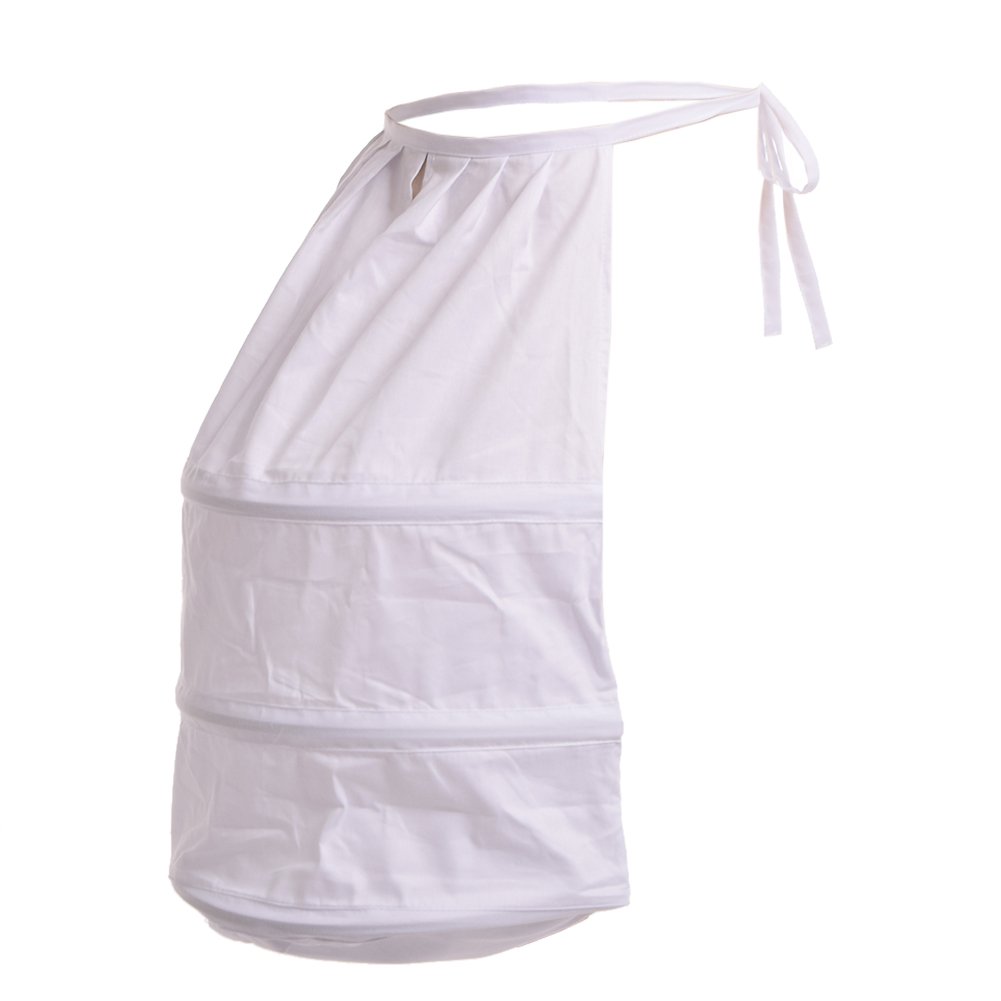 Algopix Similar Product 17 - BLESSUME Victorian Dress Bustle White