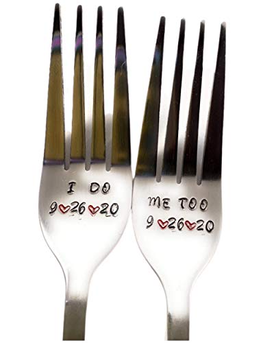 Algopix Similar Product 17 - I DoMe Too Fork Set for the Bride and