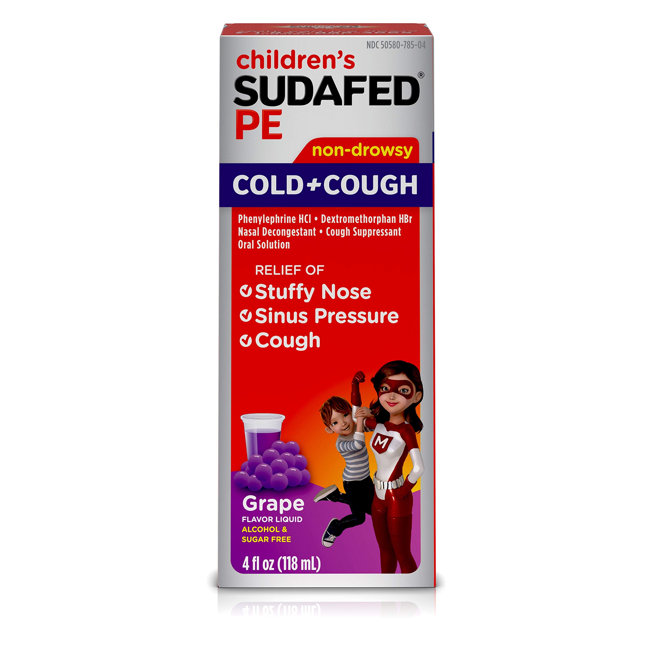 Algopix Similar Product 8 - Sudafed Childrens PE Cold  Cough