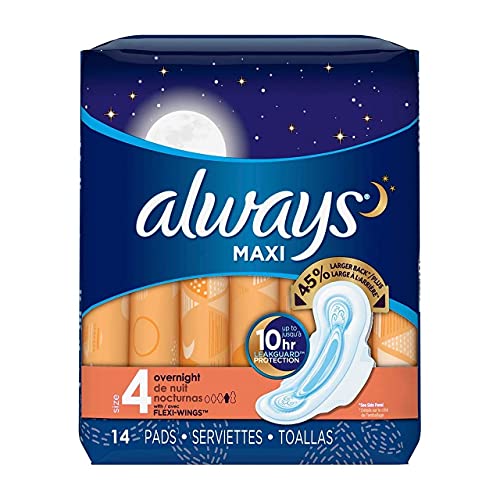 Algopix Similar Product 6 - Always Pads Size 4 Maxi 14 Count