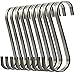 Algopix Similar Product 19 - ilauke S Shaped Hooks Stainless Steel S