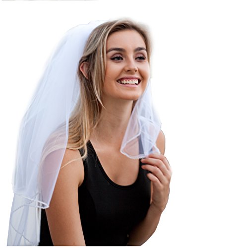 Algopix Similar Product 1 - Bachelorette Party Bride to Be Veil