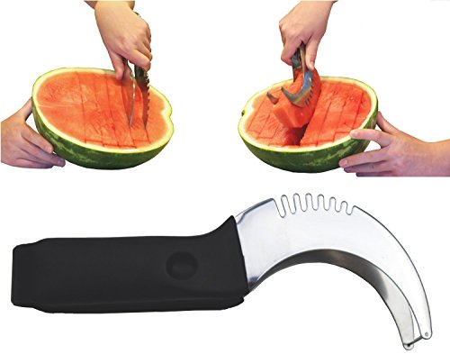 Algopix Similar Product 8 - Stainless Steel Watermelon Slicer Corer