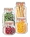 Algopix Similar Product 1 - Oggi 4 Piece Airtight Glass Canister
