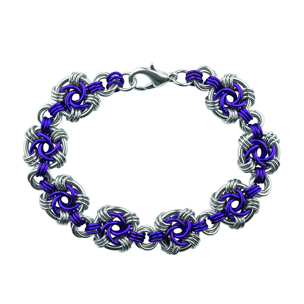 Algopix Similar Product 15 - Weave Got Maille Lilac Swirls Chain