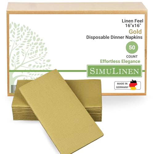 Algopix Similar Product 12 - SimuLinen Gold Linen Feel Disposable