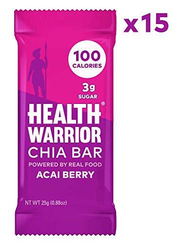 Algopix Similar Product 18 - HEALTH WARRIOR Chia Bars Acai Berry