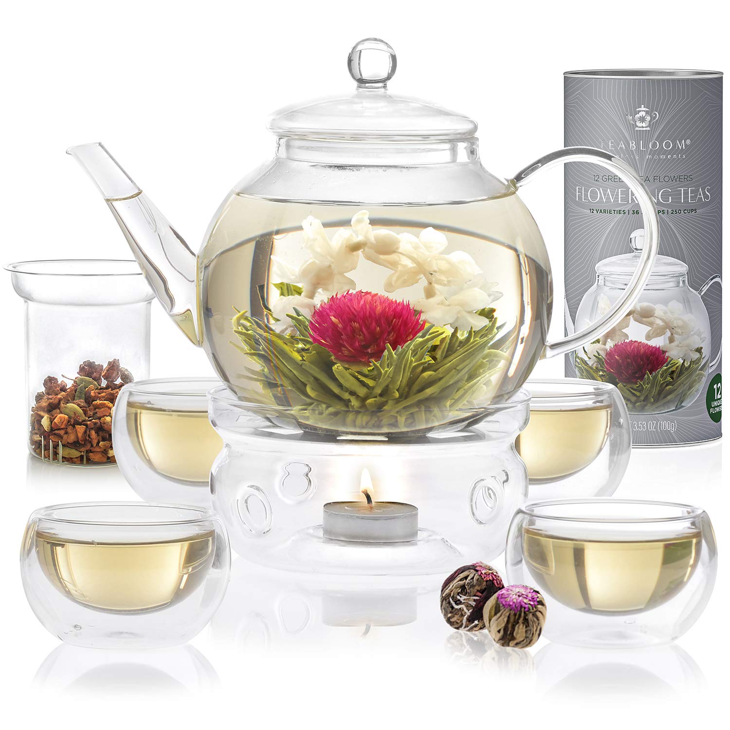 Algopix Similar Product 20 - Teabloom Complete Tea Set  Glass