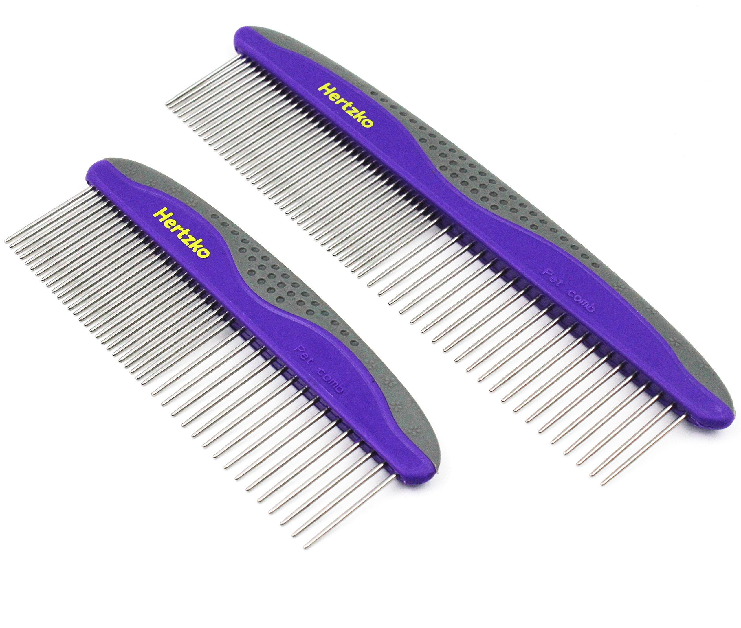 Algopix Similar Product 17 - Hertzko Pet Combs  Small  Large Comb