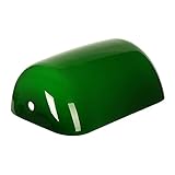Algopix Similar Product 7 - Newrays Green Glass Bankers Lamp Shade