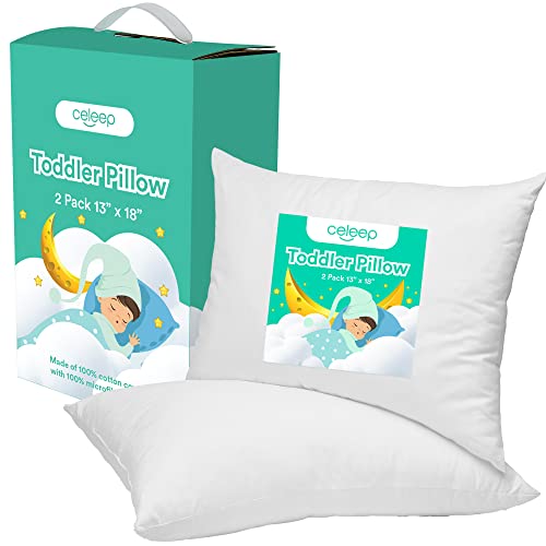 Algopix Similar Product 2 - Celeep Toddler Pillows Set  2 Pack 