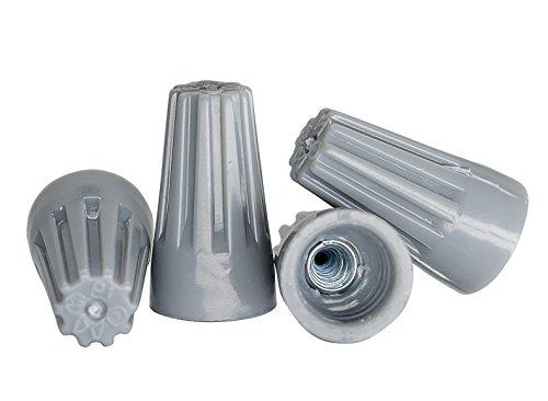 Algopix Similar Product 6 - Grey Wire Connectors Bulk Bag of 1000