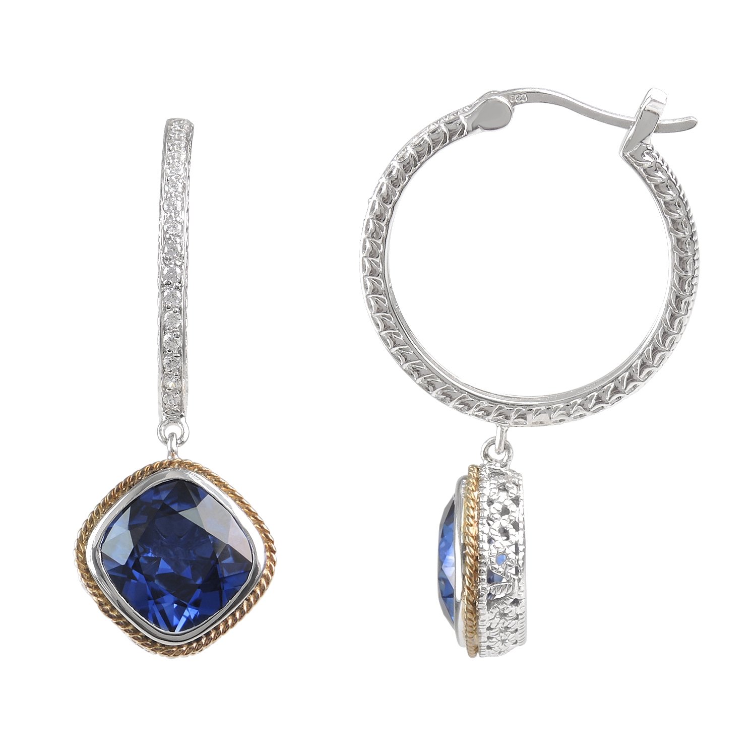 Algopix Similar Product 16 - Aura by TJM 925 Sterling Silver Cushion