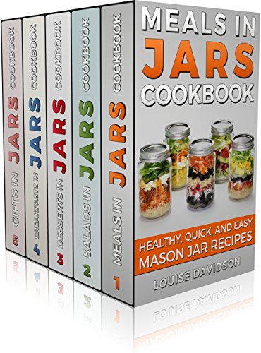 Algopix Similar Product 2 - MASON JAR RECIPES BOOK SET 5 book in 1