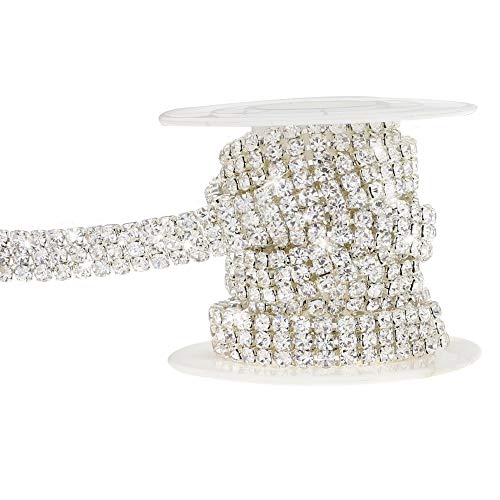 Algopix Similar Product 4 - SHINYTIME Rhinestone Trim Applique