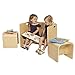 Algopix Similar Product 2 - ECR4Kids Bentwood Multipurpose Table