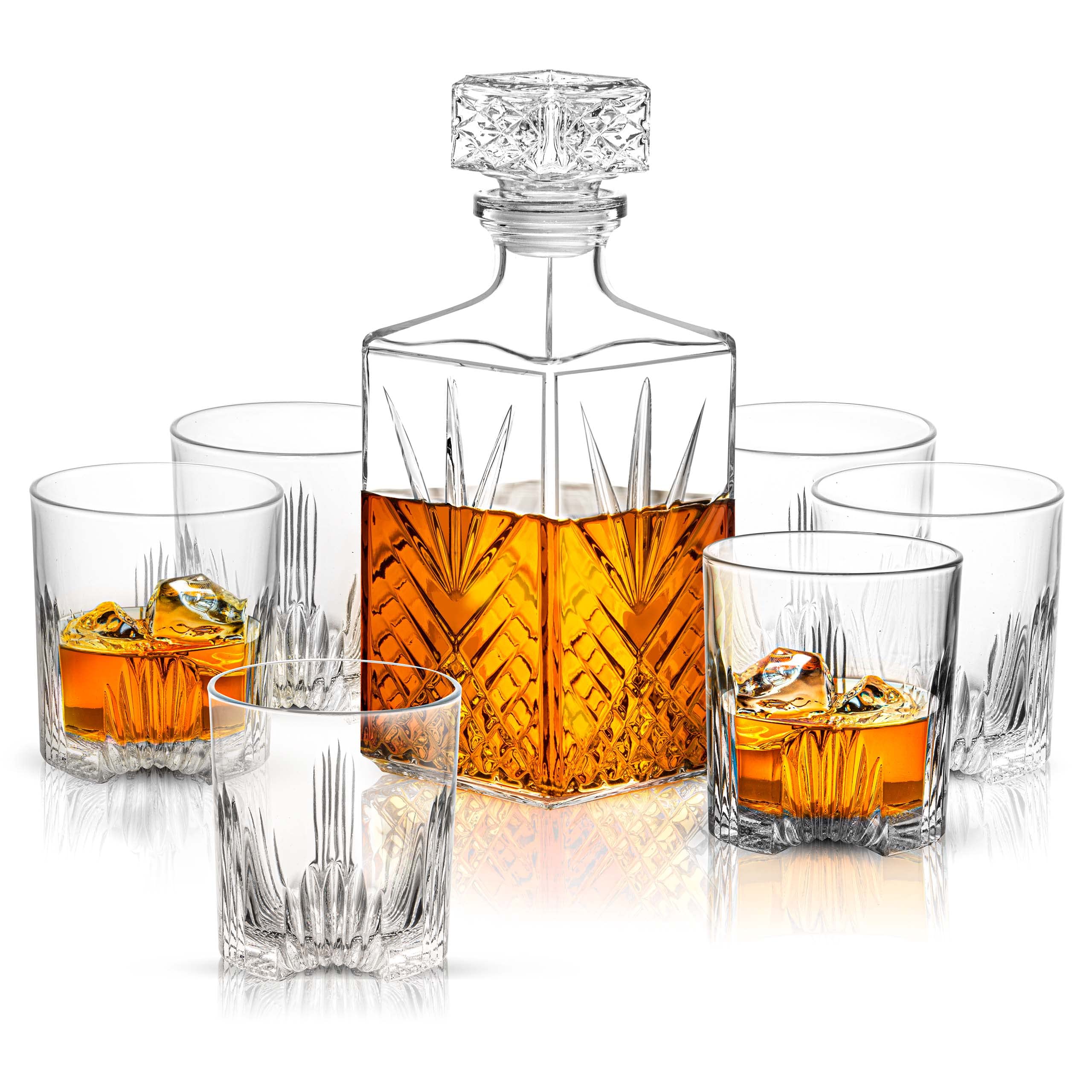 Algopix Similar Product 3 - Paksh Novelty Whiskey Decanter Set 