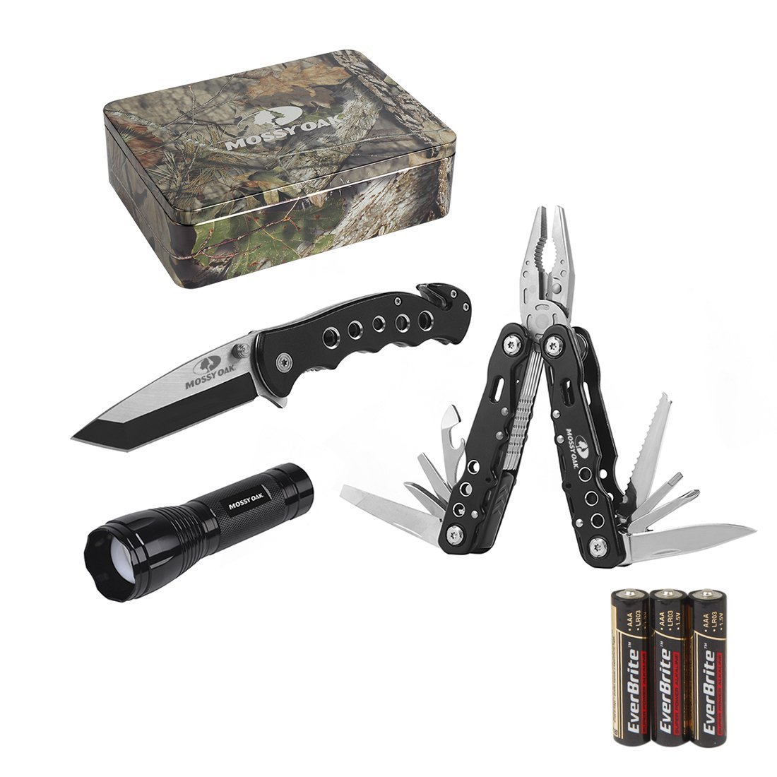 Algopix Similar Product 1 - MOSSY OAK 3Piece MultiTool Folding