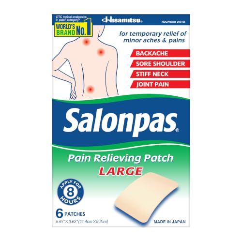 Algopix Similar Product 8 - Salonpas Pain Relieving Patch Large 6