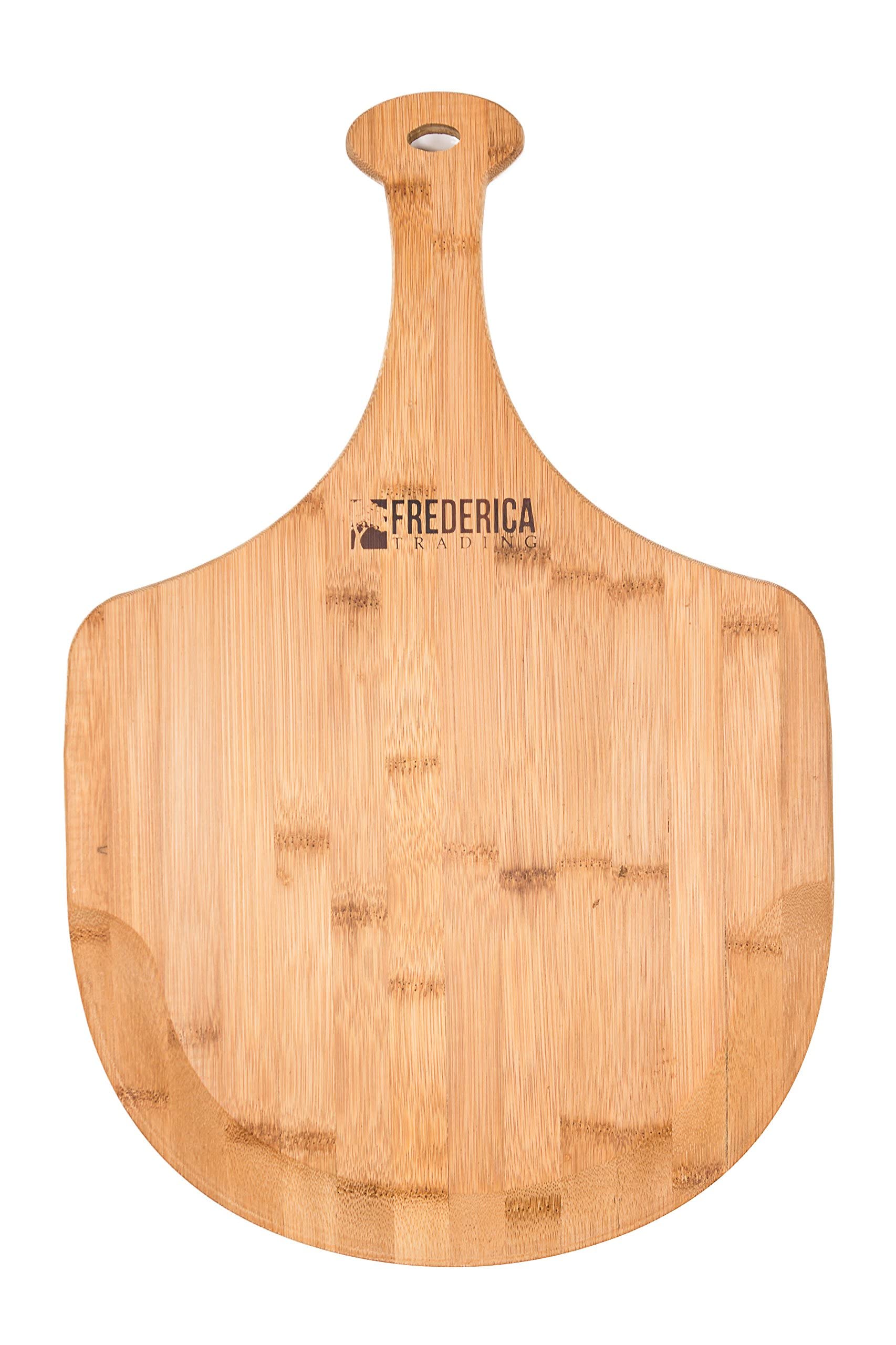 Algopix Similar Product 11 - Frederica Trading Bamboo Pizza Peel