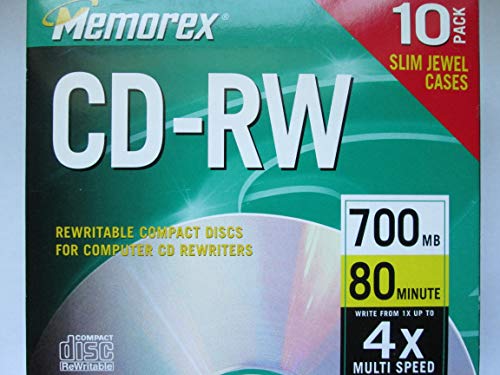 Algopix Similar Product 9 - CDRW 1x4x 80Min700MB Branded w