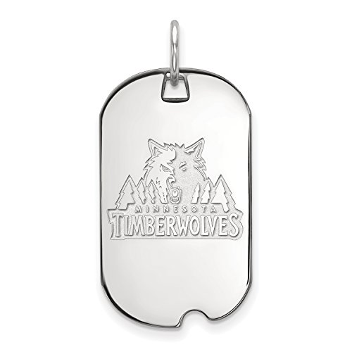 Algopix Similar Product 7 - Sterling Silver NBA LogoArt Minnesota