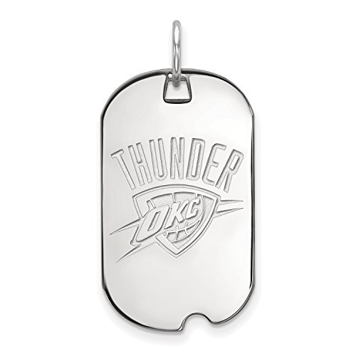 Algopix Similar Product 9 - Sterling Silver NBA LogoArt Oklahoma