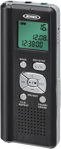Algopix Similar Product 16 - JENSEN DR115 Digital Voice Recorder