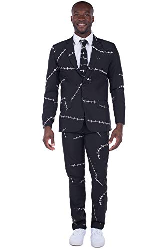 Algopix Similar Product 15 - Tipsy Elves Mens Scary Black Halloween