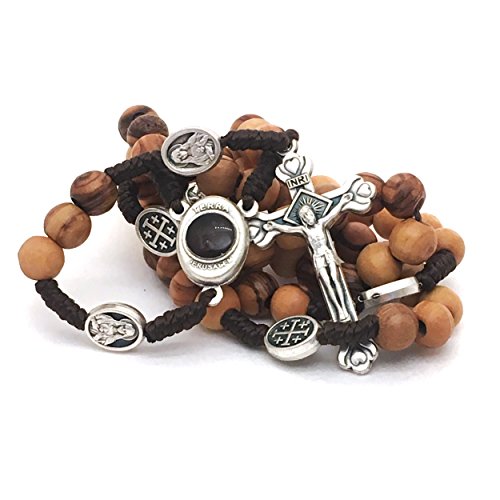Algopix Similar Product 13 - LION OF JUDAH MARKET Olive Wood Rosary