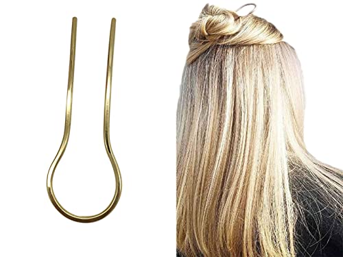 Algopix Similar Product 6 - Hair Fork metal U shape boho hair pin